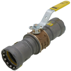 Viega 30615 MegaPressG 1-1/4 Inch Ball Valve CS Press Bronze