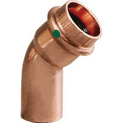 VIEGA 77068 ProPress 45 Degree 1-1/2 Inch Press x Fitting Copper Street Elbow