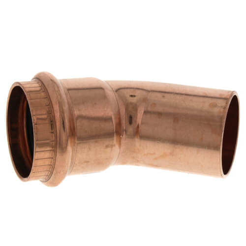 VIEGA 77068 ProPress 45 Degree 1-1/2 Inch Press x Fitting Copper Street Elbow