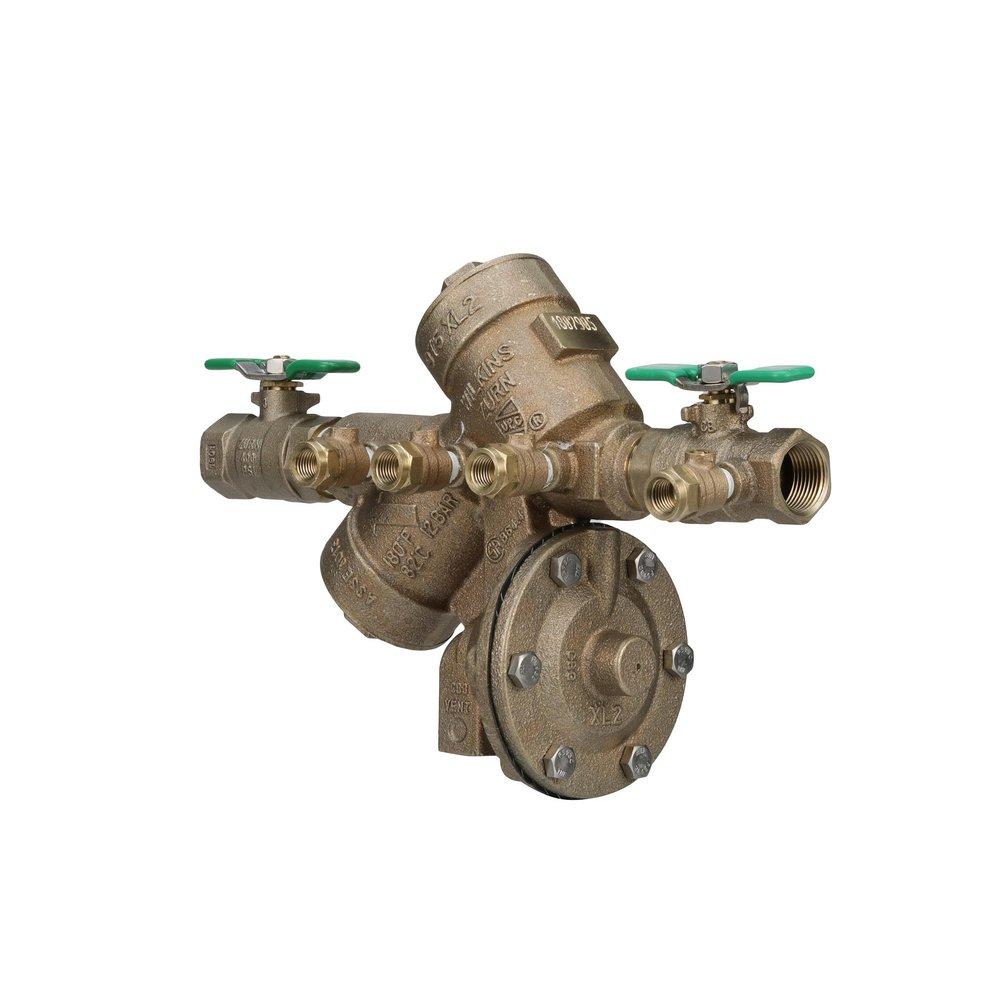 ZURN 34-975XL2 Reduced Pressure Zone Backflow Preventer, 3/4 inch, Bronze, FNPT, Lead Free