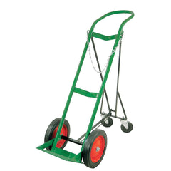 ANTHONY WELDED PRODUCTS 6114 Cylinder Cart Single Cart with Retractable Back and Solid Wheels