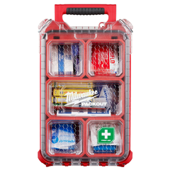 Milwaukee 48-73-8435C PACKOUT Compact First Aid Kit - 79-Piece Essential Medical Supplies