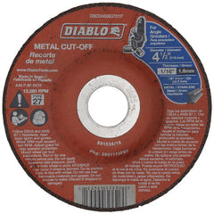 Diablo DBDS45045701F 4-1/2 Inch Metal Cutoff Wheel Type 27