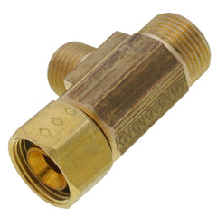 BrassCraft CT2-664X-P Female Compression Tee Adapter 3/8 Inch x 3/8 Inch x 1/4 Inch Lead-Free Rough Brass