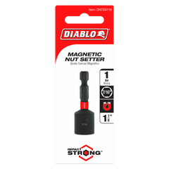 Diablo DNTSS716 Magnetic Nut Setter 1/4 Hex Shank 7/16x1-7/8 Inch