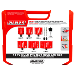 Diablo DHS11SLD 11-Piece Bi-Metal Hole Saw Kit