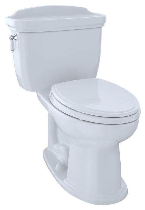 TOTO C754EF#01 Dartmouth Whitney Eco Dartmouth Elongated Toilet Bowl Cotton 1.28 GPF