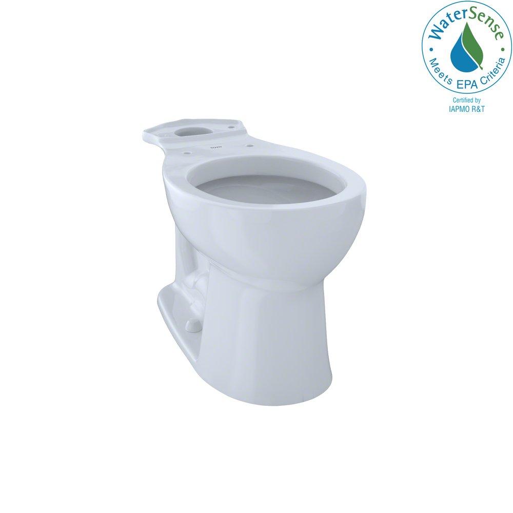 TOTO C243EF#01 Entrada Toilet Bowl 1.28 GPF Round Cotton Vitreous China Floor Mount