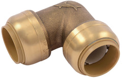 SharkBite U256LF Push-Fit Brass 90 Degree Elbow 3/4 Inch