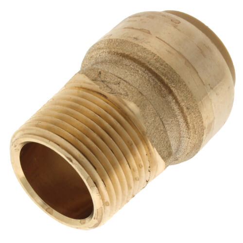 SharkBite U134LF Brass Male Adapter 3/4 Inch MNPT, Lead Free