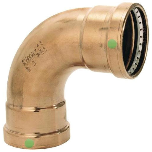 Viega 20623 ProPress Zero Lead Copper XL-C 90-Degree Elbow with 2-1/2-Inch P x P