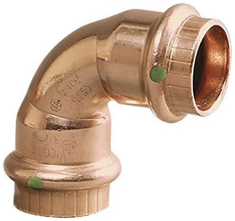 VIEGA Viega 77037 Copper 90 Degree Press Elbow 1.5 in