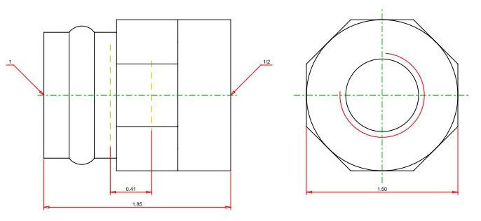 Viega 77317 ProPress Copper 90-Degree Elbow 1/2 Inch