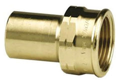 Viega 79440 ProPress Zero Lead Bronze Adapter with Female 3/4-Inch by 1/2-Inch FTG x Female NPT