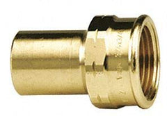 Viega 79440 ProPress Zero Lead Bronze Adapter with Female 3/4-Inch by 1/2-Inch FTG x Female NPT