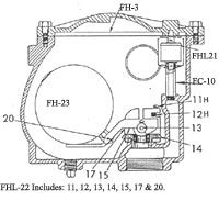 Trane KIT02946 Steam Trap Kit - Float for 77HL, 77HM, 77HH & 601 Series Steam Traps