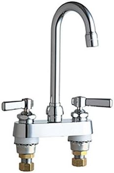 Chicago Faucets 895-ABCP Chrome Centerset Lavatory Faucet 2.2 Gallons Per Minute Manual