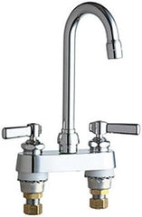 Chicago Faucets 895-ABCP Chrome Centerset Lavatory Faucet 2.2 Gallons Per Minute Manual