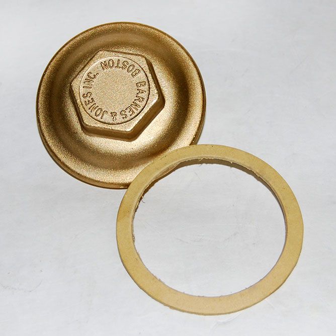 Barnes & Jones 1955C Brass Cover for Cage Units on Steam Traps