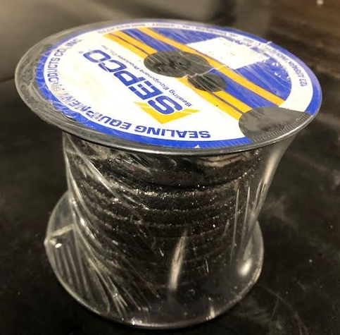 GARLOCK Garlock 402-3/16 Square Braided Graphite Packing