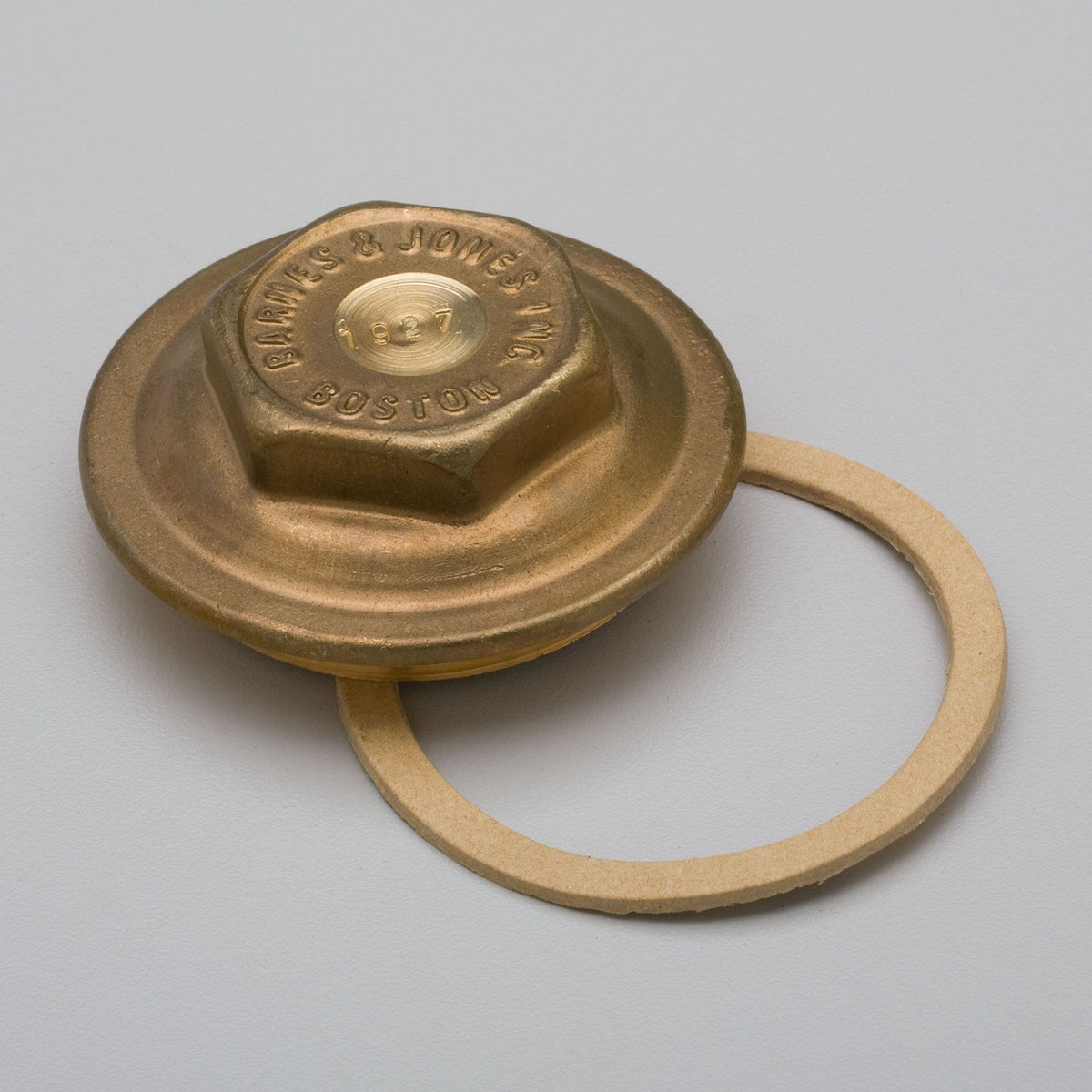 Barnes & Jones 1927T Brass Cover for Marsh Traps