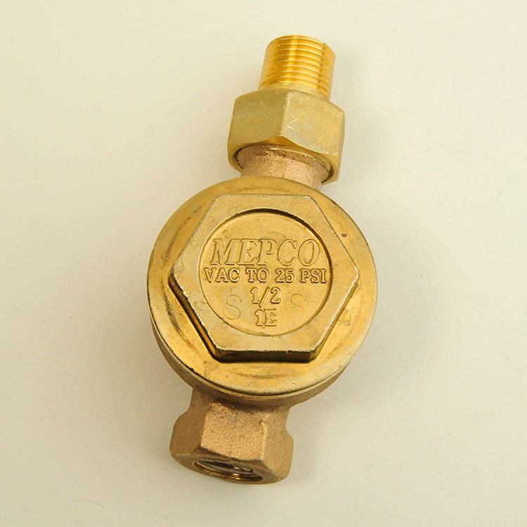 MEPCO ML9667 Mepco 1ESS Thermostatic Radiator Trap Straight Bronze