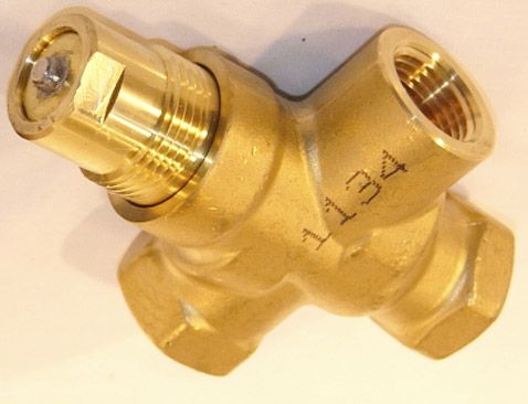 Siemens 255-01134 Brass Control Valve 1/2 Inch NPT 125 PSI