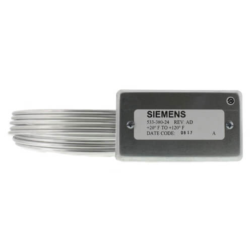 SIEMENS 533-380-24 Flexible Averaging Duct Sensor 20 to 120-Degree Fahrenheit 24-Feet Probe