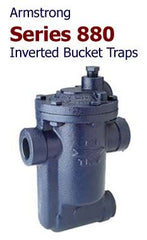 Armstrong International D500865 Armstrong 883 Inverted Bucket Steam Trap with Strainer 3/4 inch NPT 15 PSI 1/2 inch Orifice