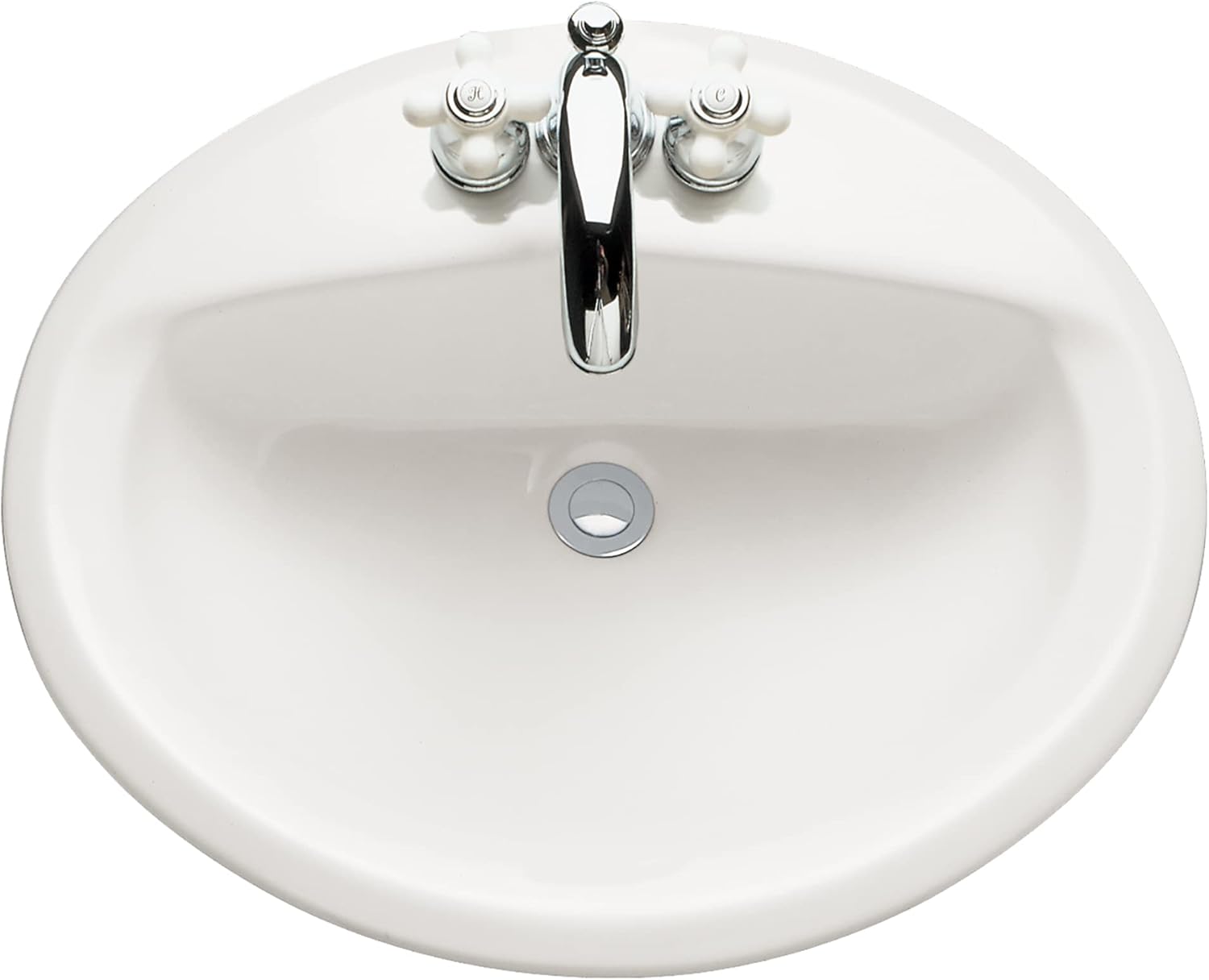 American Standard 0476028.020 Aqualyn Countertop Sink White