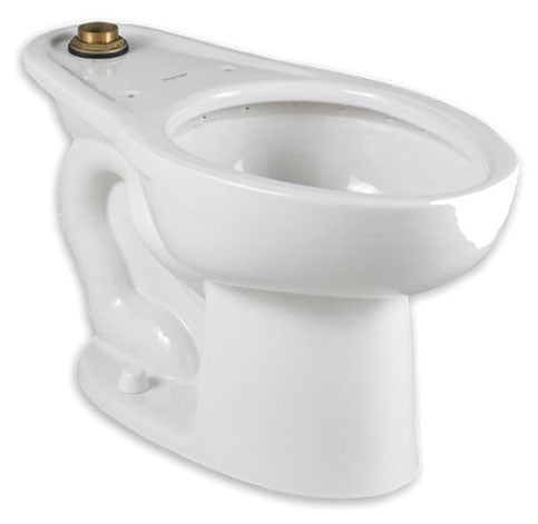 American Standard 3043.001.020 Elongated Toilet Bowl with Top Spud, 1.1 to 1.6 GPF, White