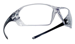 Bolle Safety 40057 Prism Safety Eyewear Shiny Black Rimless Frame Clear Lens