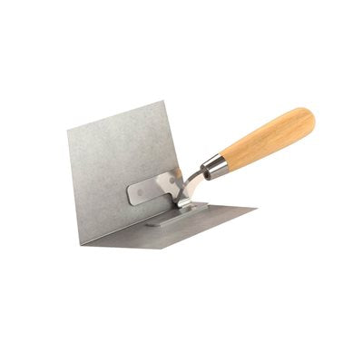 Bon 13-149 Tapered Angle Plow Stainless Steel 90-Degree Wood Handle