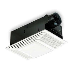 Broan 688 Bathroom Exhaust Fan 9 Watts 50 CFM White Polymer Grille