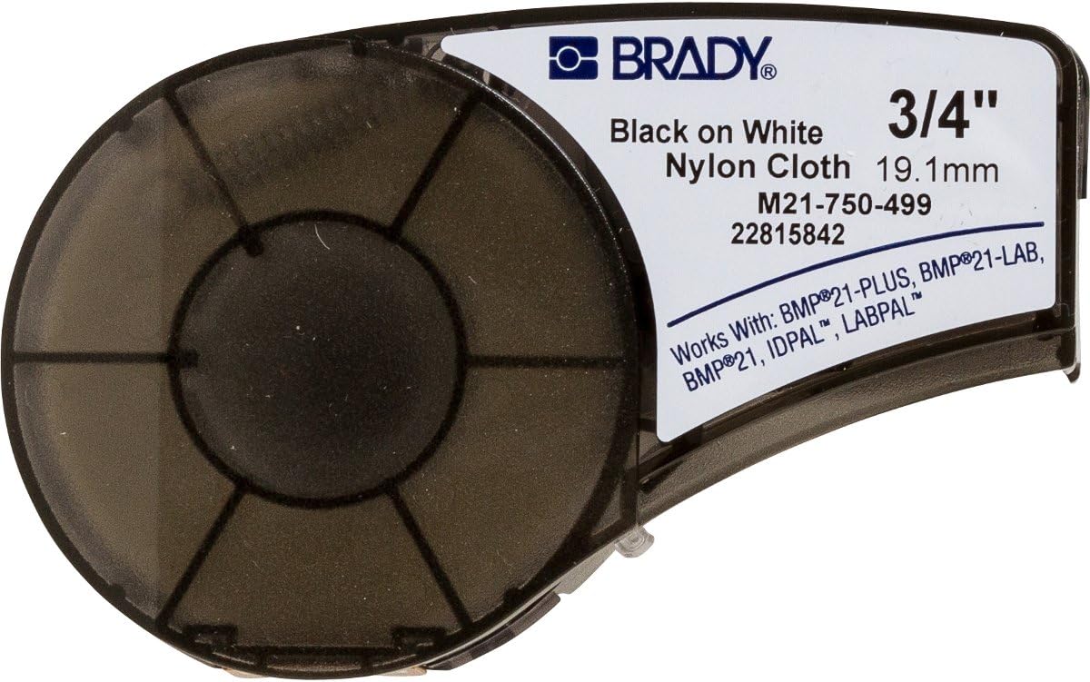 Brady 110895 Signs, Labels & Markers Make-Your-Own Sign, Label & Marker Blanks Continuous Tape Cartridges for Printers