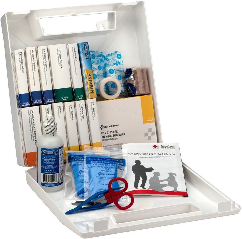 First Aid Only 225-U/FAO 50 Person First Aid Kit 197 Pc Multi