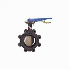 Nibco NLG100E LD-2000 Series 2-1/2 in. Ductile Iron Lug EPDM Locking Lever Handle Butterfly Valve