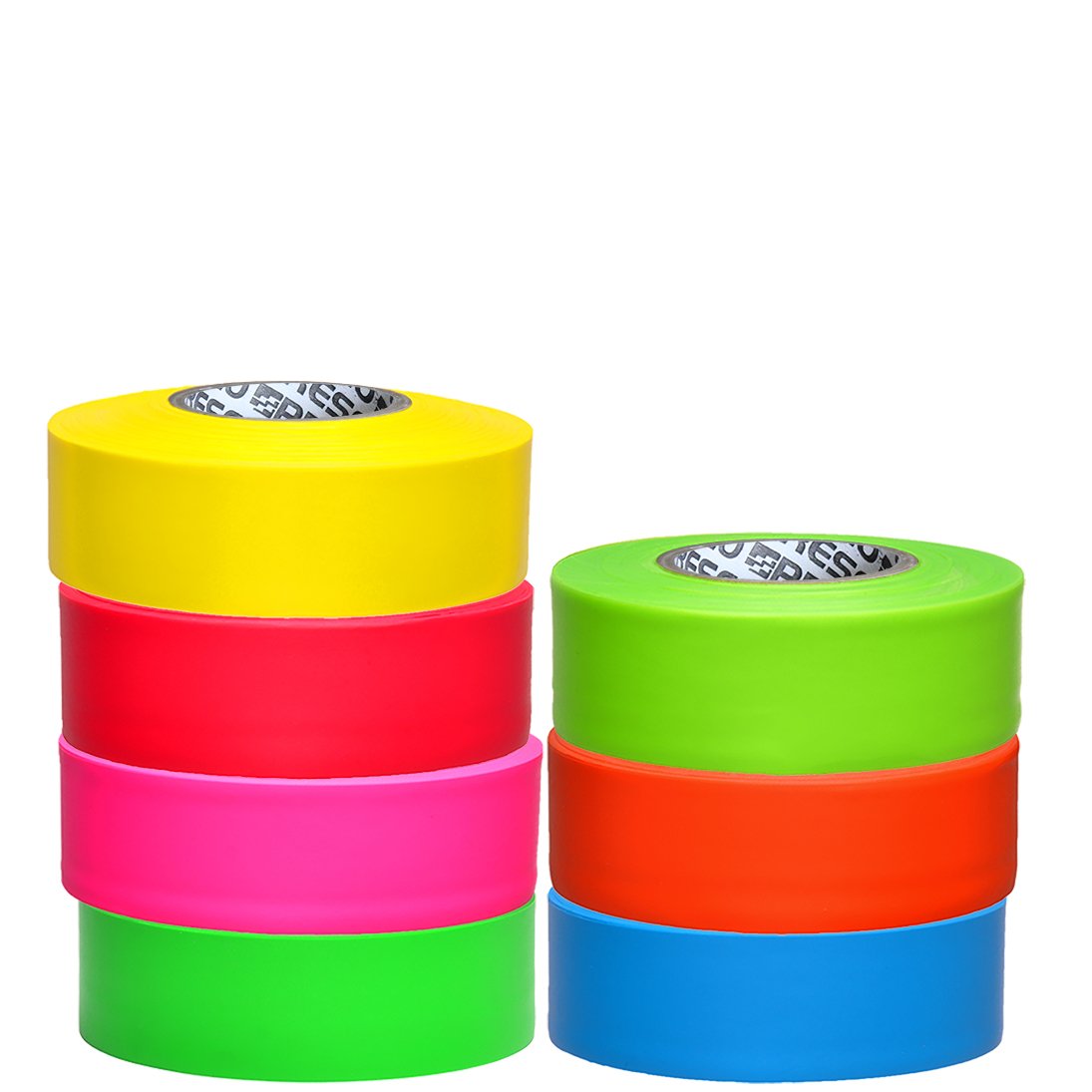 Presco ARPG PresGlo Taffeta Roll Flagging Tape 1-3/16 in. x 50 yds. Neon Pink Non-Adhesive