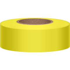 Presco TXY Yellow Flagging Tape 1-3/16 x 300 Feet - Case of 144