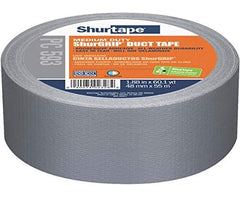 Shurtape 152303 Utility Duct Tape Silver 1.88 Inches Width 60 Yards Length