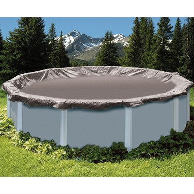 Swimline PCO1437 33 Round Super Deluxe Winter Cover 37' Cover Size Blue/Black