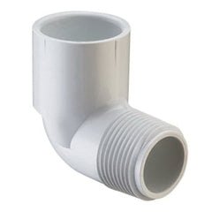 Spears 410-020 PVC Schedule 40 2 Inch 90 Degree Street Elbow MPT x Socket