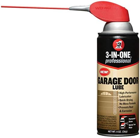 WD-40 100581 3-IN-1 Garage Door Lube (6-Pack, 11 oz Aerosol)