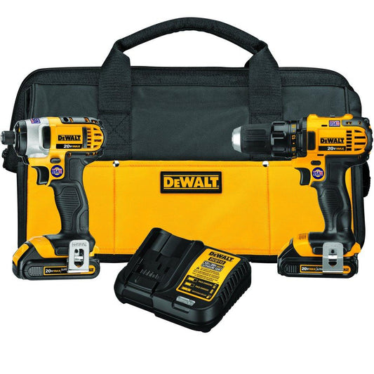 DeWalt DCK280C2 Max Cordless 20V 2 Tool Kit