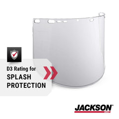 Jackson Safety 29084 Propionate Face Shield 9 x 15.5 x 0.06 Clear