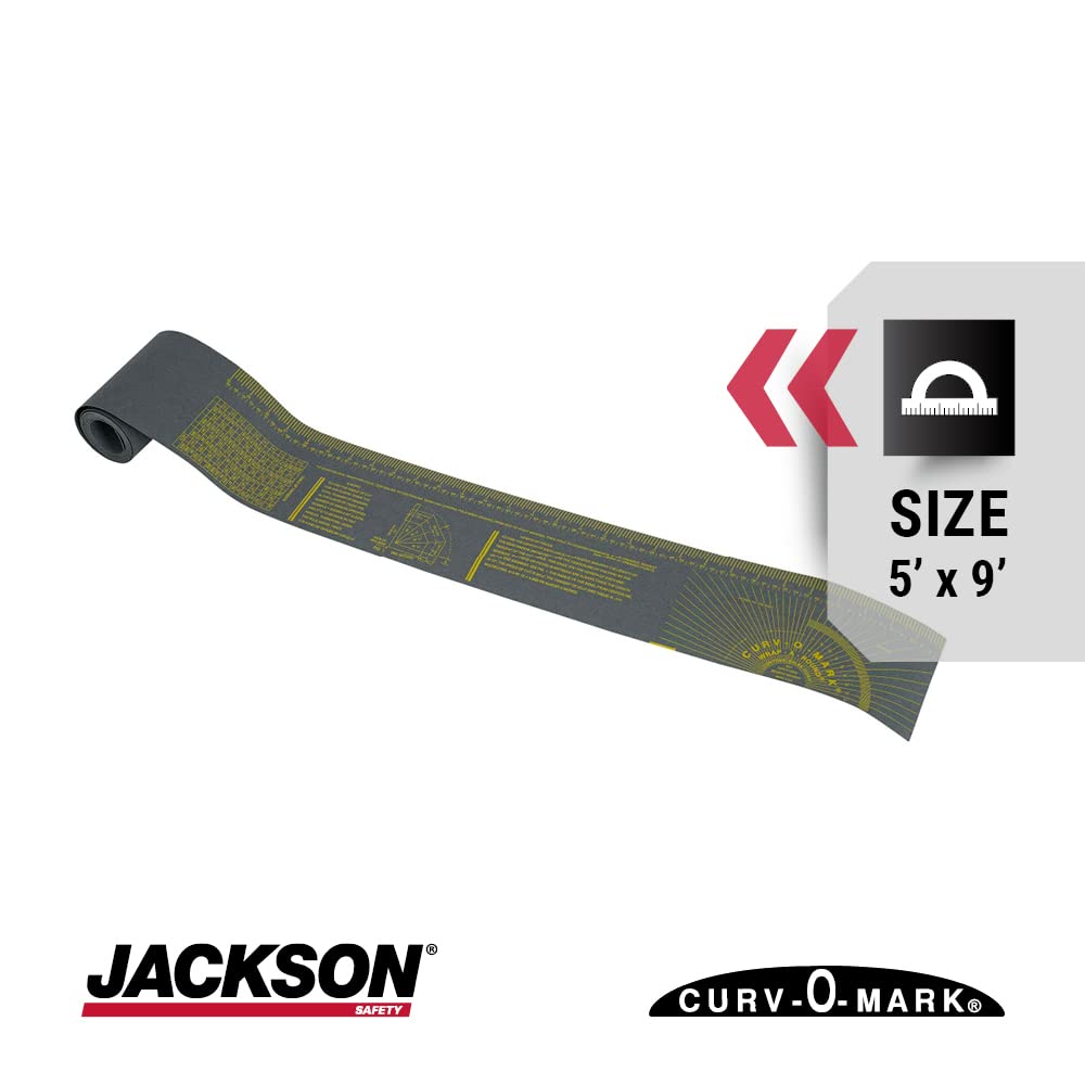 Jackson Safety 14767 Flexible Wrap-A-Round Pipe Marking Tool 6 to 16 Inch Pipe Diameter XXL Gray