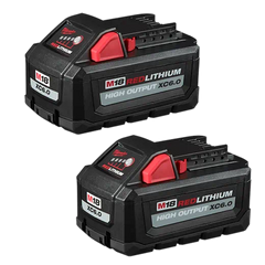 Milwaukee 48-11-1862 M18 REDLITHIUM High Output XC6.0 Battery Pack (2 Pk)