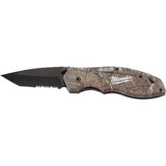 Milwaukee 48-22-1535 Fastback Camo Spring Assisted Folding Knife with Stainless Steel Blade