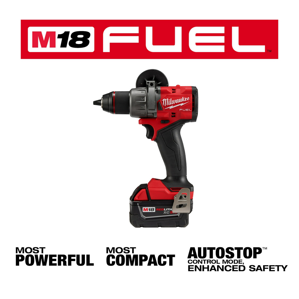 Milwaukee 2904-22 1/2 Hammer Drill Kit M18 Fuel Brushless