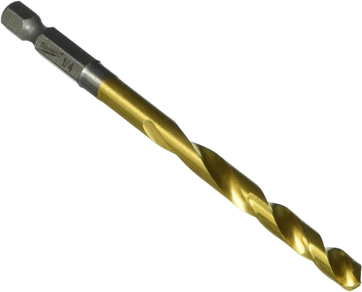 Milwaukee 48-89-4613 Impact Duty Drill Bit 1/4 Inch Diameter 4.13 Inch Length